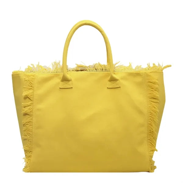 Polyester Fringe Tote
