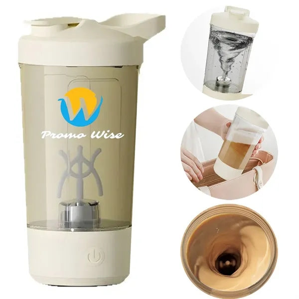 14-oz Leakproof Electric Vortex Mixing Protein Shaker Cup