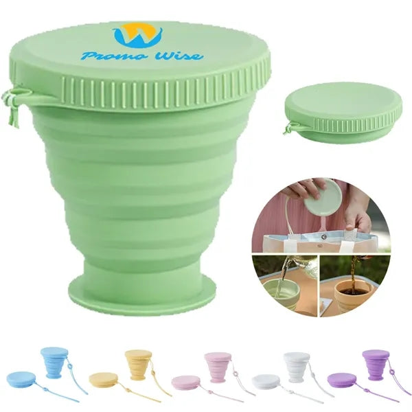 6-oz Collapsible Eco-Friendly Compact Silicone Travel Cup