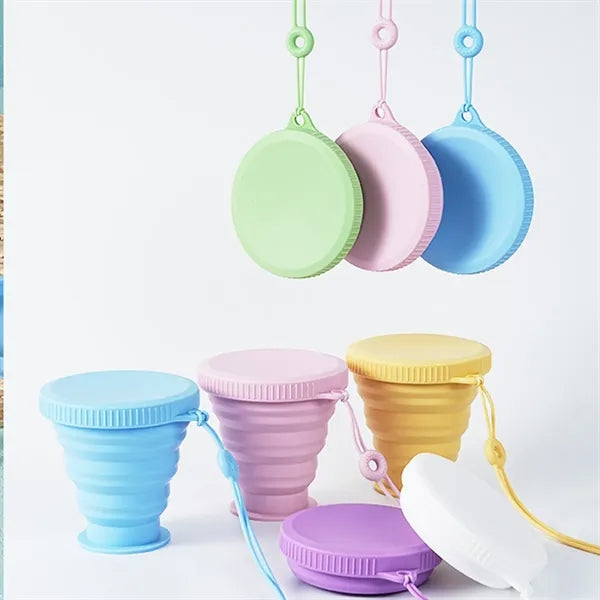 6-oz Collapsible Eco-Friendly Compact Silicone Travel Cup