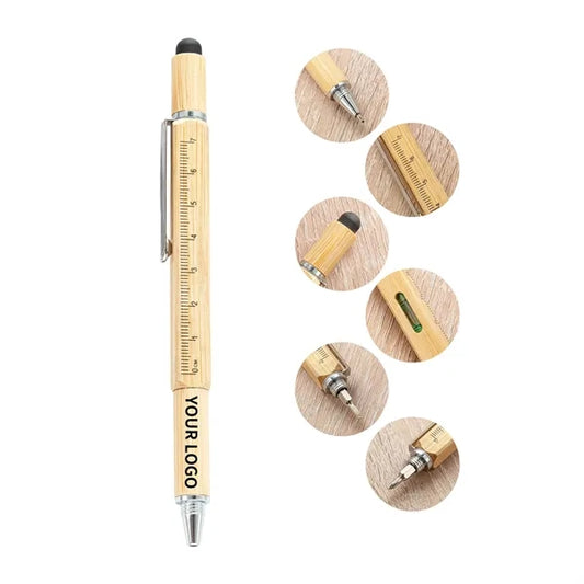 Bamboo Multi-Tool Pen