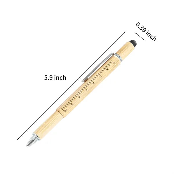 Bamboo Multi-Tool Pen