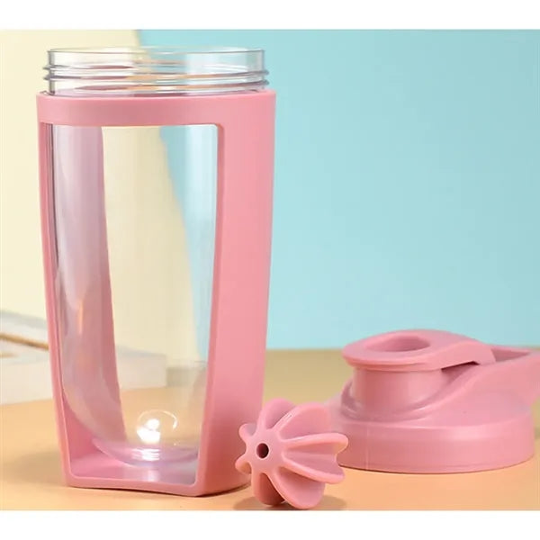 22-oz Heat-Resistant Protein Shaker Bottle with Mixing Ball