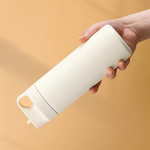 Double-Wall Stainless Steel Insulated Tumbler with Straw