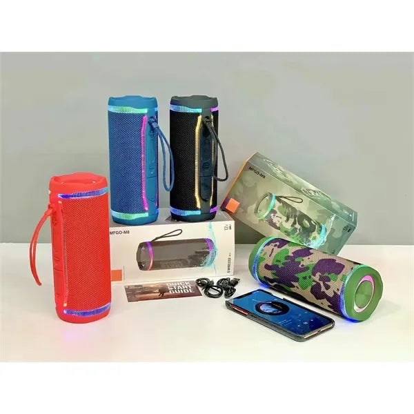 Portable Bold Sound Fabric Bluetooth5.3 Speaker