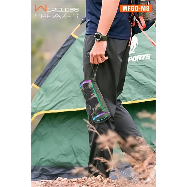 Portable Bold Sound Fabric Bluetooth5.3 Speaker