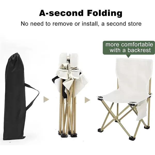 Smallsized Camping Folding Chair with Carry Bag