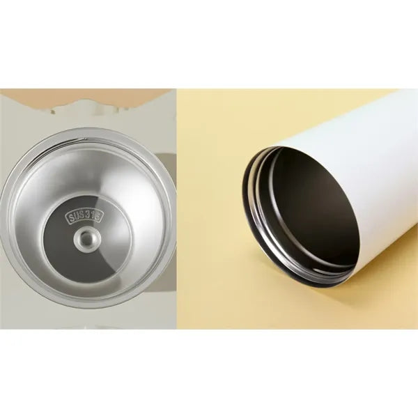 316 Stainless Steel Straw Dual-Drink Insulated Cup