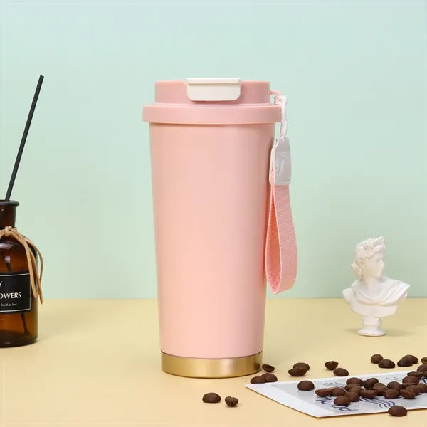 316 Stainless Steel Straw Dual-Drink Insulated Cup