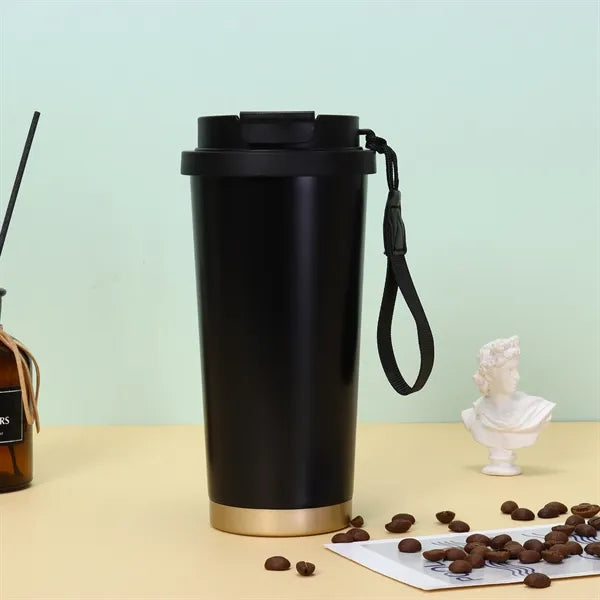 316 Stainless Steel Straw Dual-Drink Insulated Cup