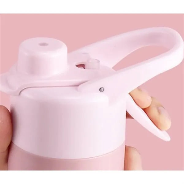 22-oz 2-in-1 Portable Sports Water Bottle with Mist Spray