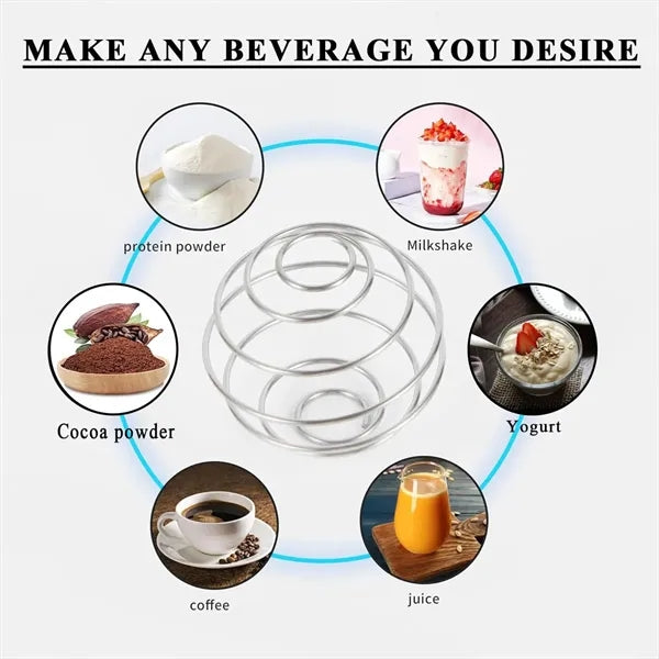 13.5-oz BPA-Free Shaker Bottle with Stainless Steel Mixer