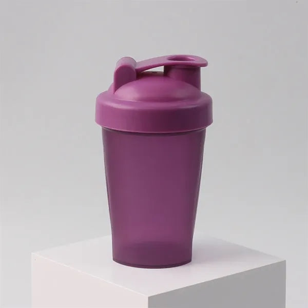 13.5-oz BPA-Free Shaker Bottle with Stainless Steel Mixer