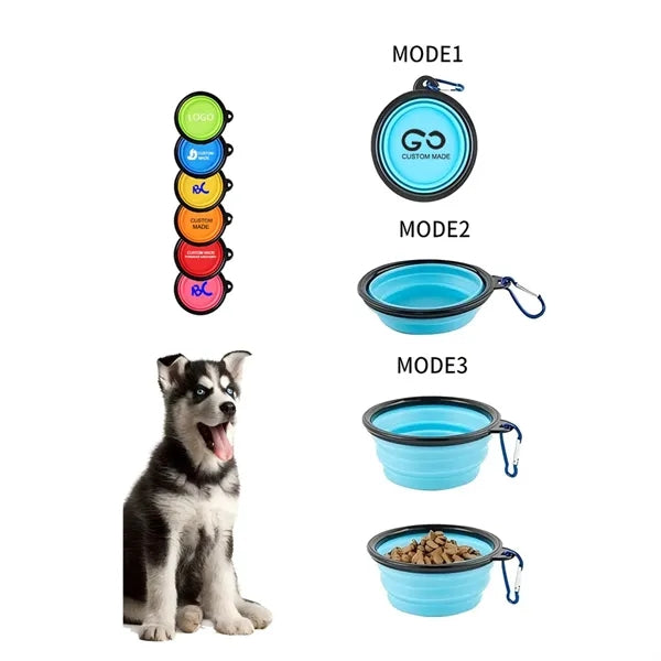 Silicone Collapsible Pet Bowl
