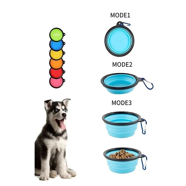 Silicone Collapsible Pet Bowl
