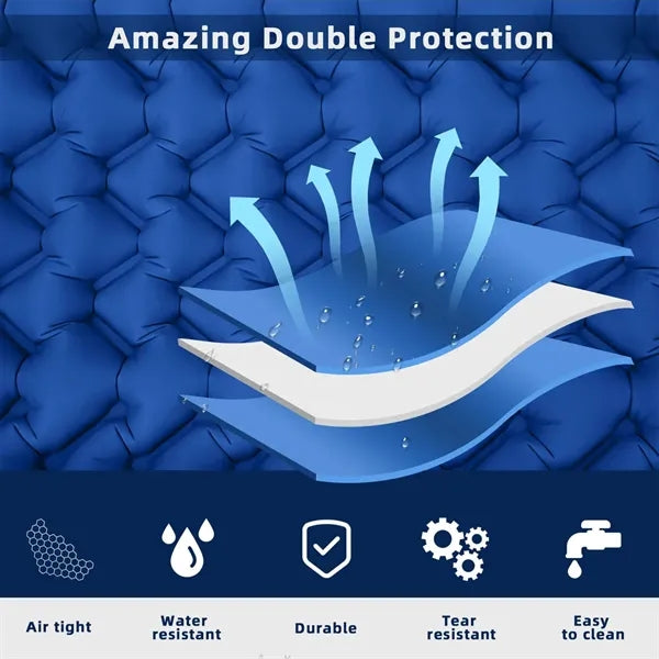 Fast Inflation Noiseless Waterproof Sleeping Mat with Pillow