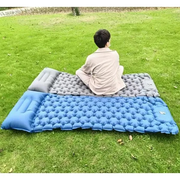 Fast Inflation Noiseless Waterproof Sleeping Mat with Pillow