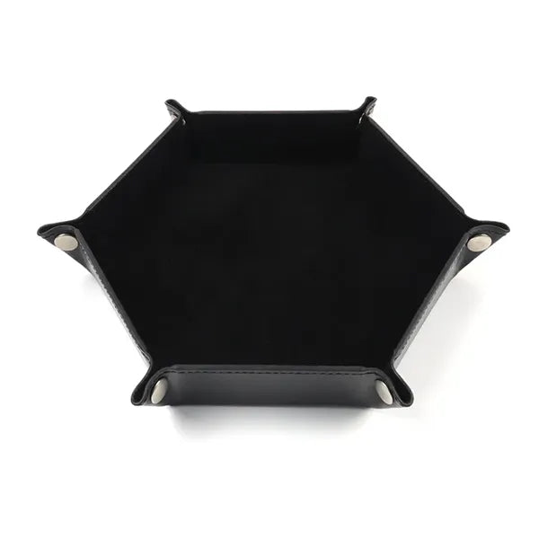 PU Foldable Hexagon Dice Tray