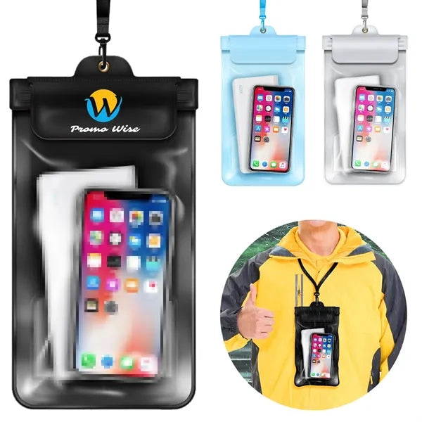 Rugged Dustproof Waterproof Clear Touchscreen Phone Case
