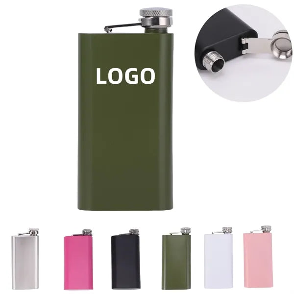 Pocket Hip Flask Matte Coated Bottle Free Shipping