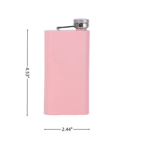 Pocket Hip Flask Matte Coated Bottle Free Shipping