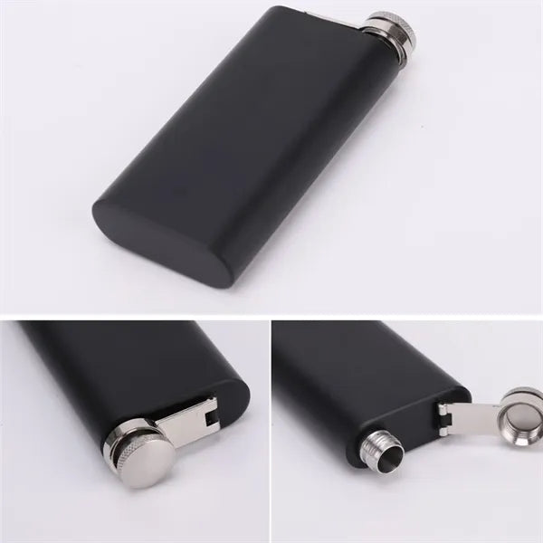 Pocket Hip Flask Matte Coated Bottle Free Shipping