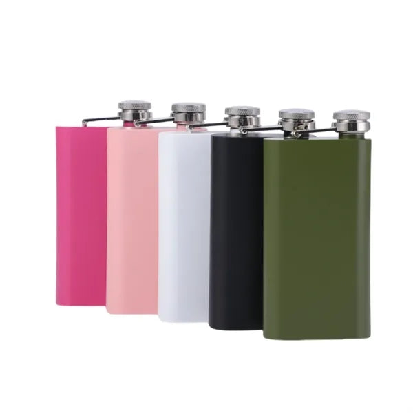 Pocket Hip Flask Matte Coated Bottle Free Shipping