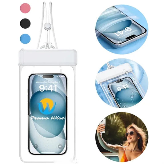 Waterproof Universal Clear Phone Pouch with Triple-Lock Seal