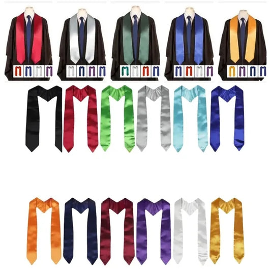 Unisex Plain Graduation Stole
