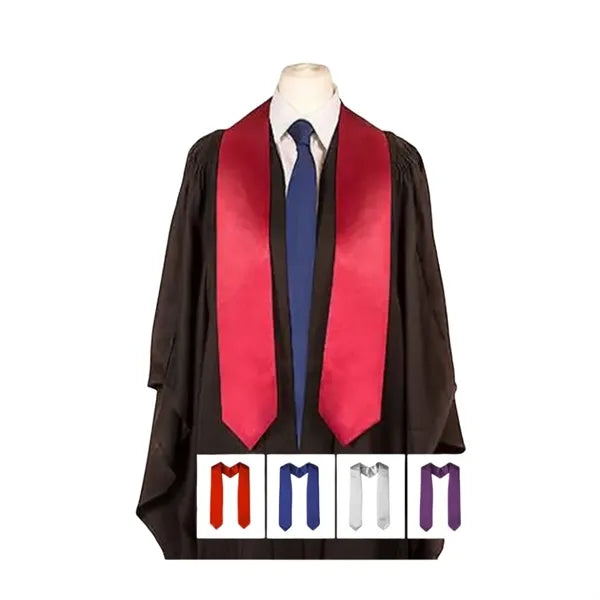 Unisex Plain Graduation Stole