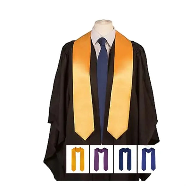 Unisex Plain Graduation Stole