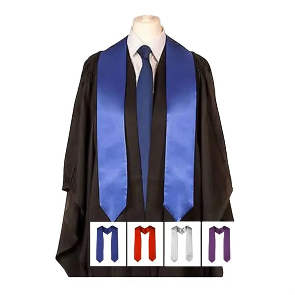 Unisex Plain Graduation Stole