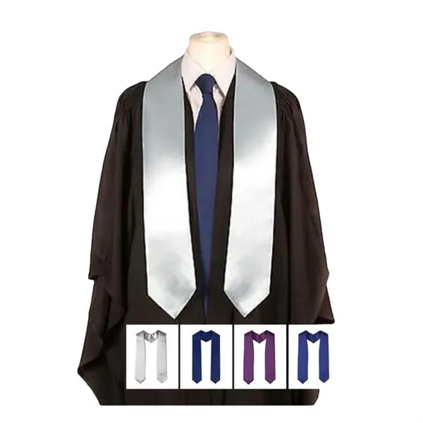 Unisex Plain Graduation Stole