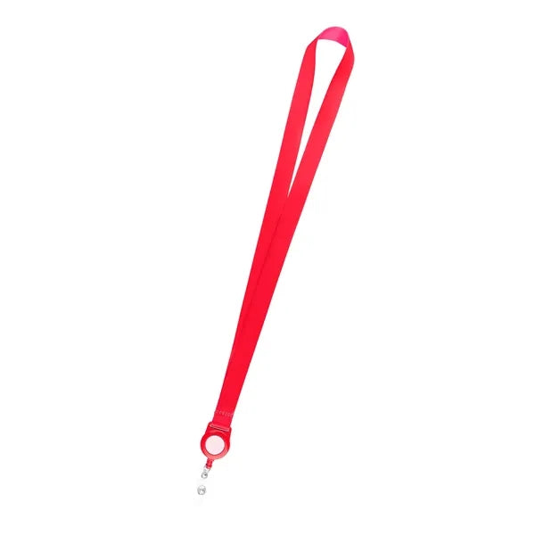 Polyester Lanyard Combo with Retractable Badge Reel