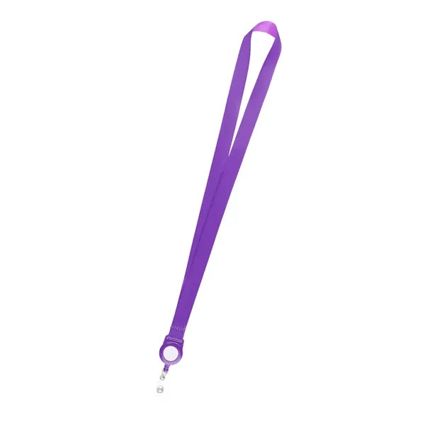 Polyester Lanyard Combo with Retractable Badge Reel