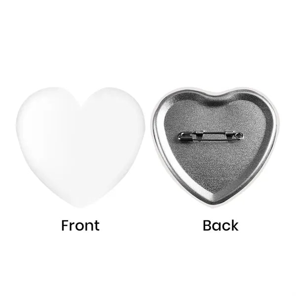 Heart-shaped Custom Button