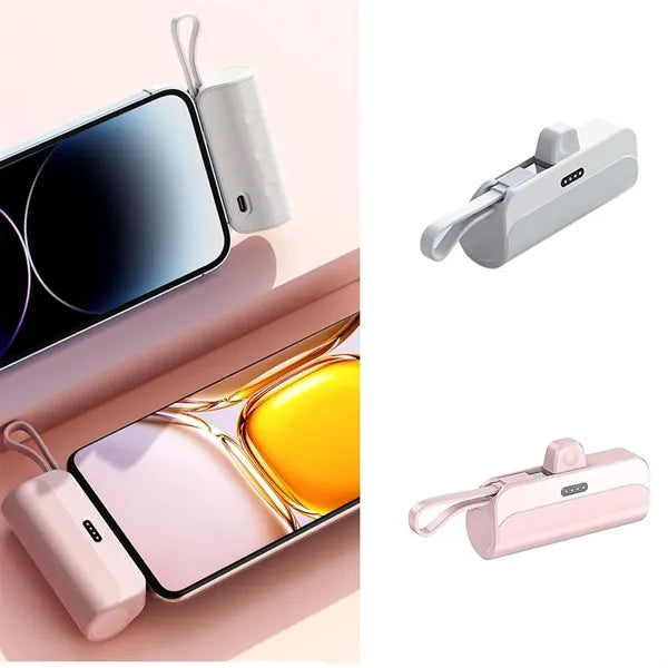 10000mAh Mini Portable 2-In-1 Phone Power Bank