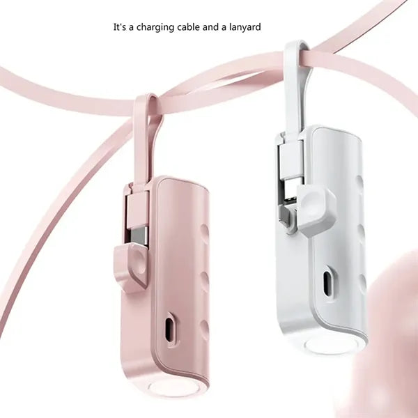10000mAh Mini Portable 2-In-1 Phone Power Bank