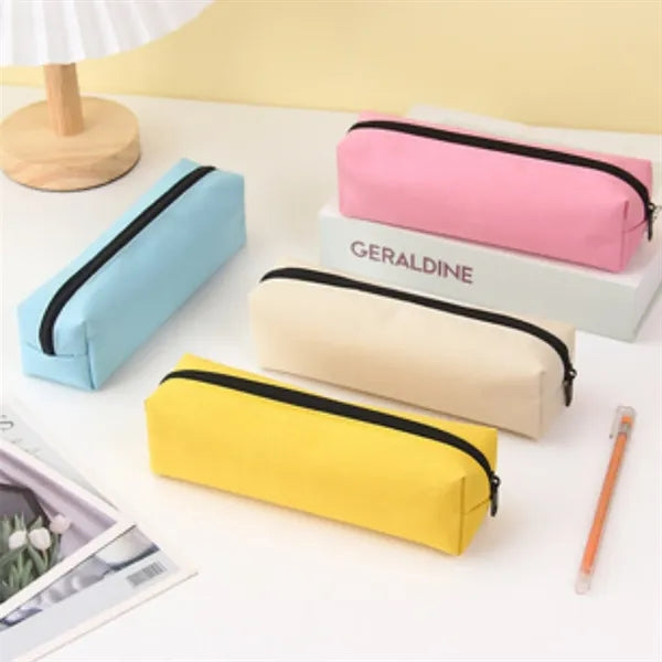 Oxford Zipper Pencil Pouch Pen Case Free Shipping