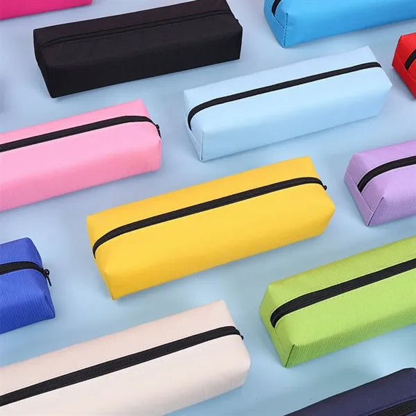 Oxford Zipper Pencil Pouch Pen Case Free Shipping