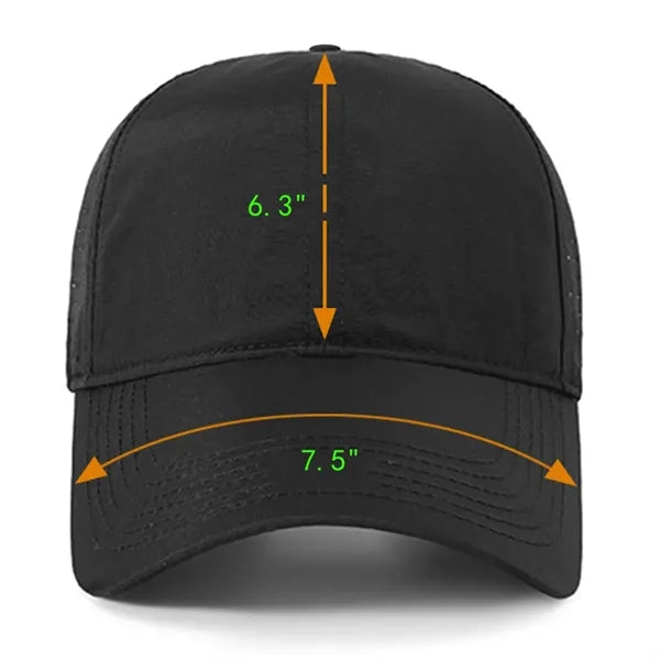 Waterproof Breathable Baseball Cap with Ventilation