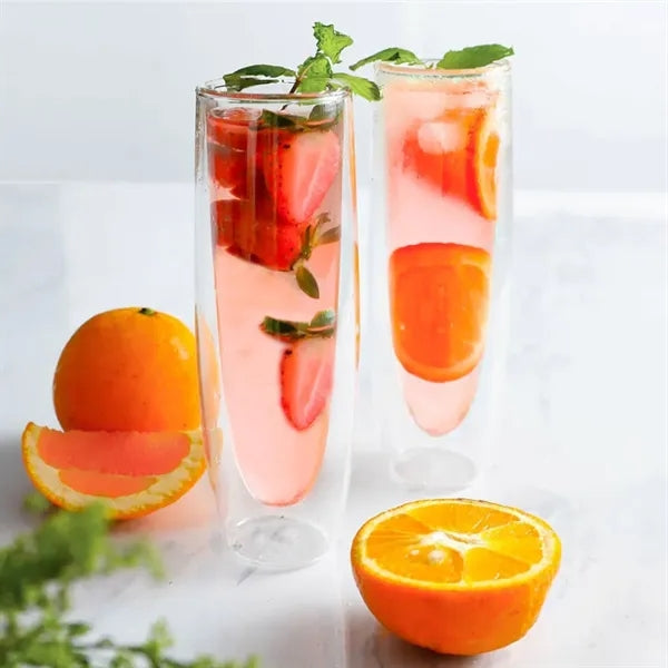 Stemless Double Wall Champagne Glass