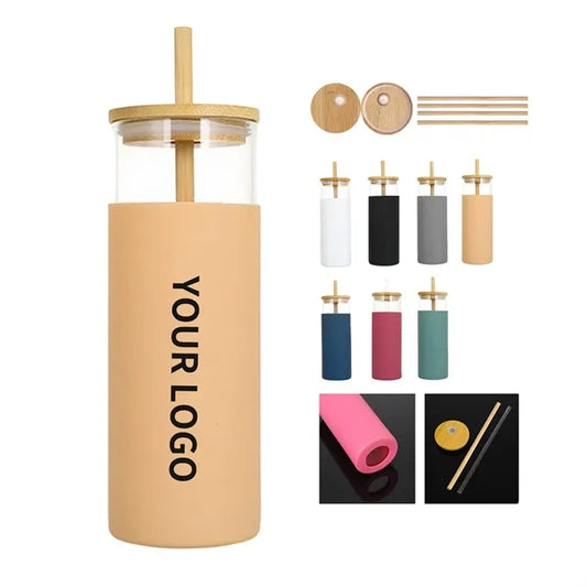 Glass Straw Tumbler