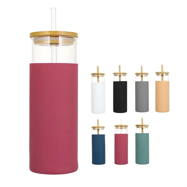Glass Straw Tumbler