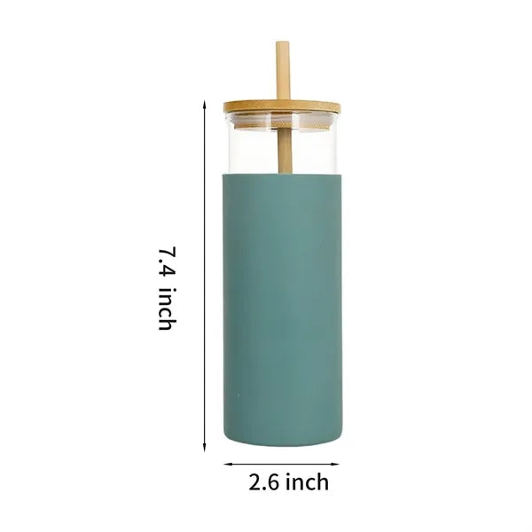 Glass Straw Tumbler