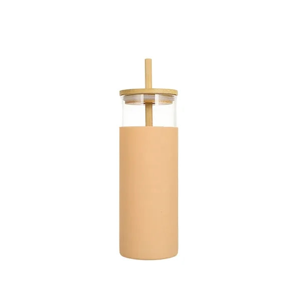 Glass Straw Tumbler