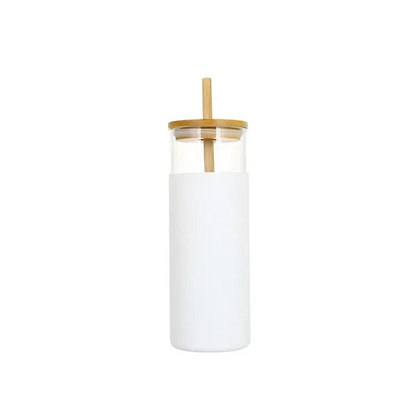Glass Straw Tumbler