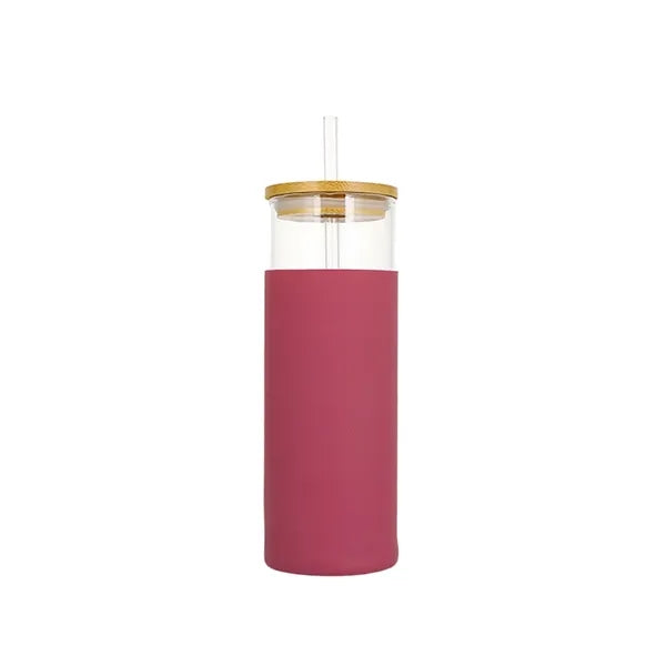 Glass Straw Tumbler