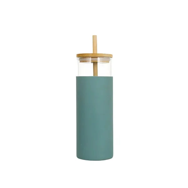 Glass Straw Tumbler