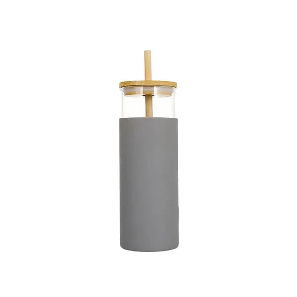 Glass Straw Tumbler